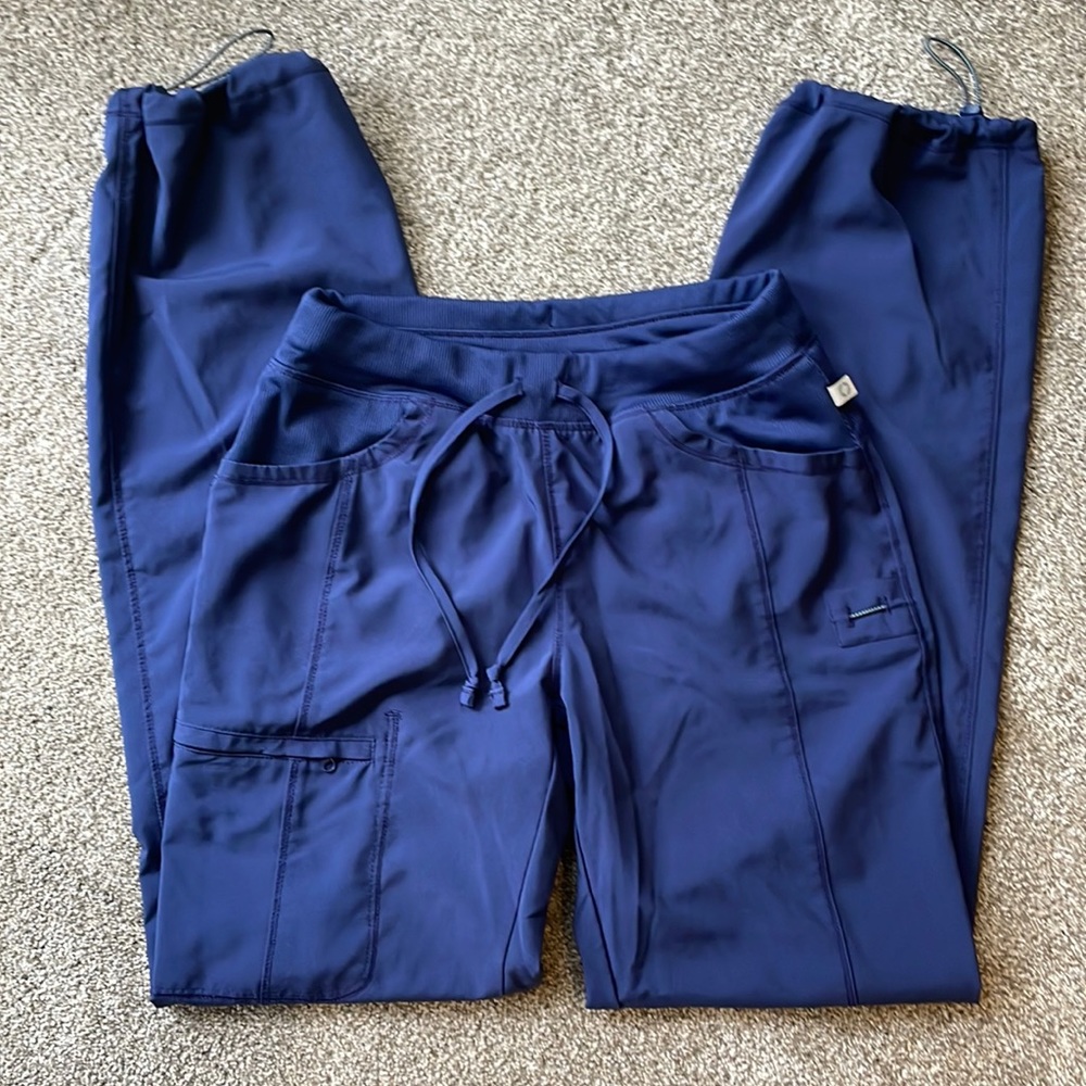 Cherokee Infinity Scrub pants- Navy Blue Small Tall